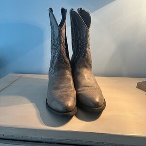 Grey Men's Laredo Leather Cowboy Boots size 13D